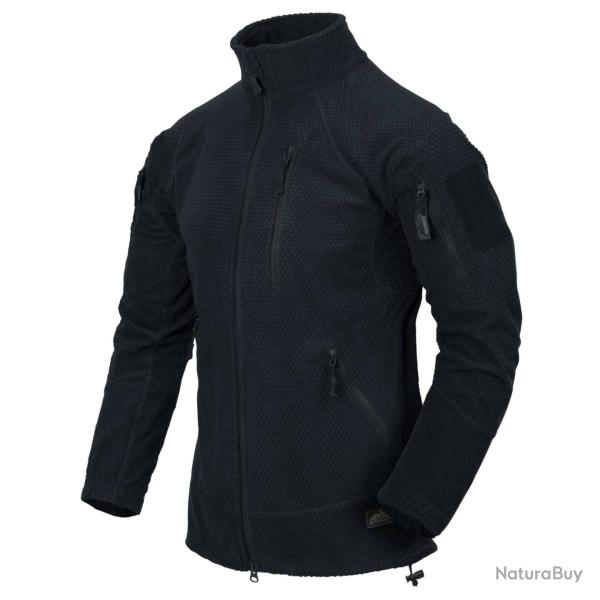 veste tactique alpha polaire quadrill�e NavyBlue