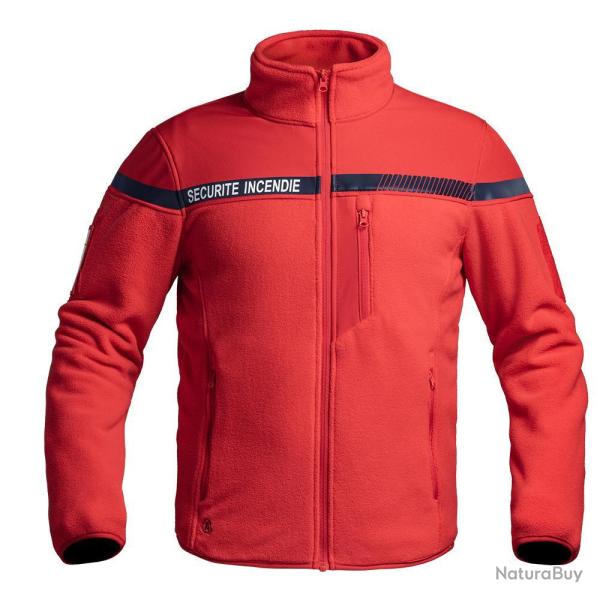 Veste polaire S�cu One s�curit� incendie rouge