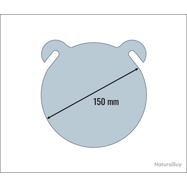 Gong Disque Oreille Ouverte Rouge Ramor 500 - 9,20 mm 150 mm