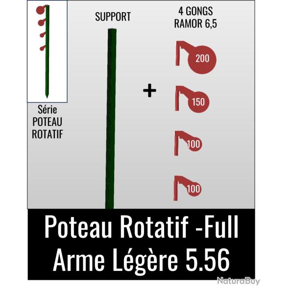 Kit Poteau Rotatif -Full - Arme L�g�re 5.56