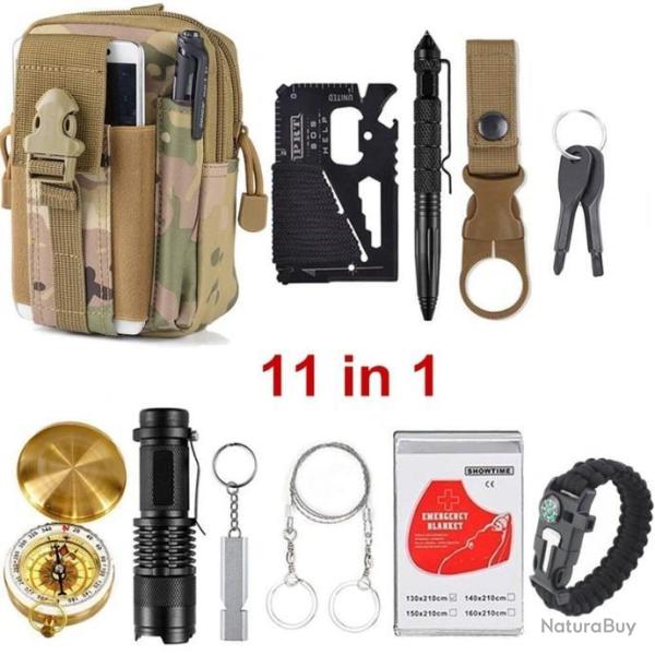 Kit de Survie 11 EN 1 CAMO