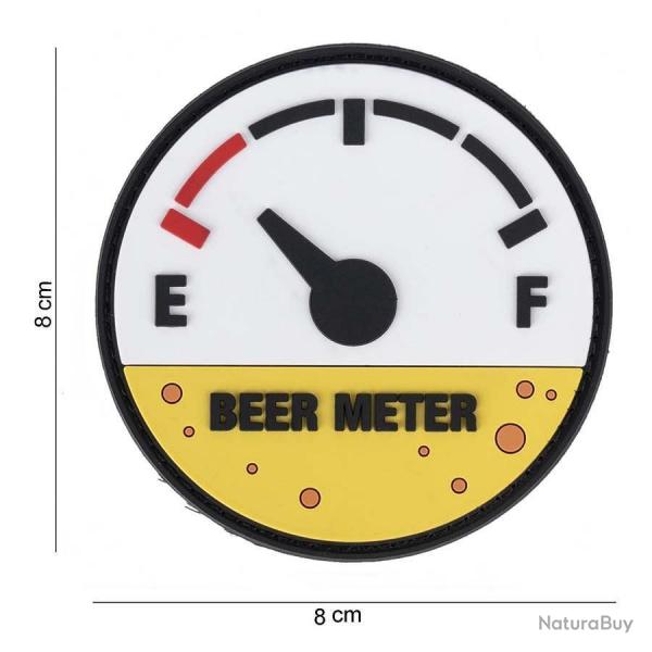 Patch 3D PVC Beer meter