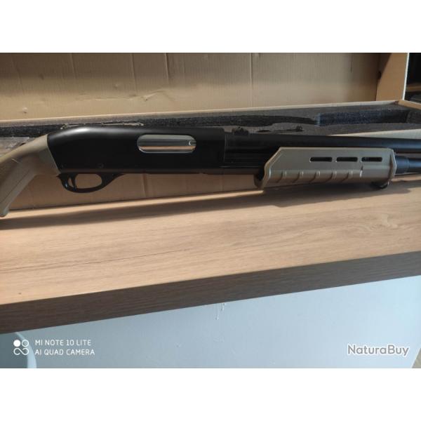 Airsoft 6mm fusil � pompe M870 Spring CM355 LM bi ton noir