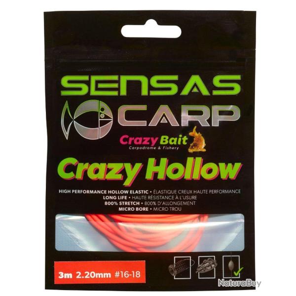 SENSAS �LASTIQUE CRAZY HOLLOW ELASTIC 800% 3M SENSAS 2,20mm 3m