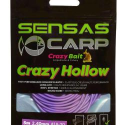 SENSAS &Eacute;LASTIQUE CRAZY HOLLOW ELASTIC 800% 3M SENSAS 2,40mm 3m