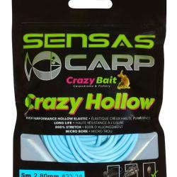 SENSAS &Eacute;LASTIQUE CRAZY HOLLOW ELASTIC 800% 3M SENSAS 2,80mm 3m