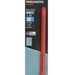 PRESTON BAS DE LIGNE MAG STORE N-20 HOOKLENGTHS BARBED 0,14mm 12 6''15cm