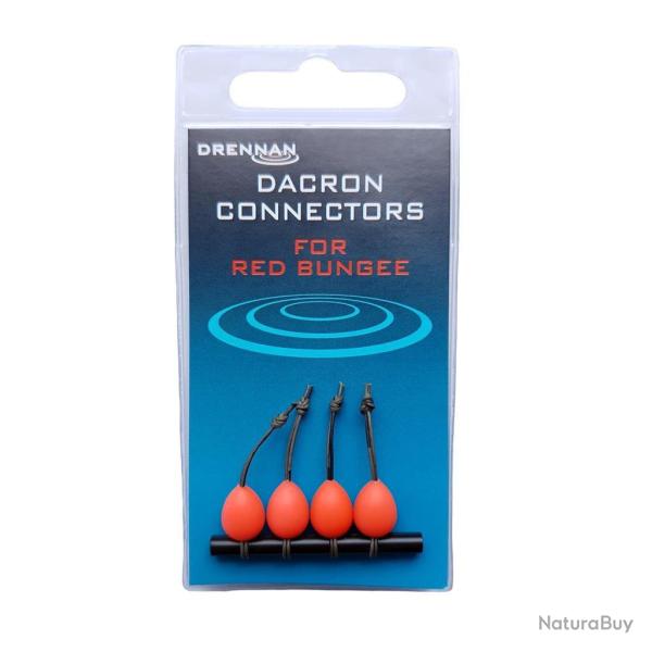 DRENNAN DACRON CONNECTORS RED BUNGEE DRENNAN