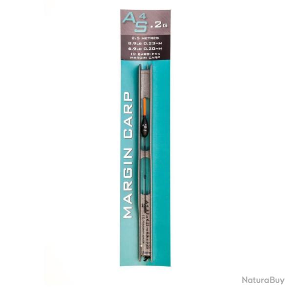 DRENNAN LIGNES MONT�ES AS4 MARGIN CARP POLE RIG DRENNAN 0,20gr 0,23mm 12