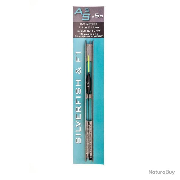 DRENNAN LIGNE MONT�ES AS3 SILVER FISH/F1 POLE RIG DRENNAN 0,40gr 0,15mm 18