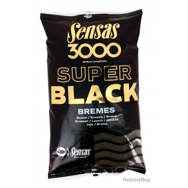 SENSAS AMORCE 3000 SUPER BLACK BREMES 1KG SENSAS