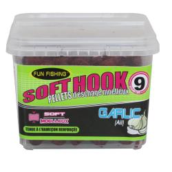 FUN FISHING PELLETS D'ESCHAGE MOELLEUX GARLIC 110GR FUN FISHING 9mm