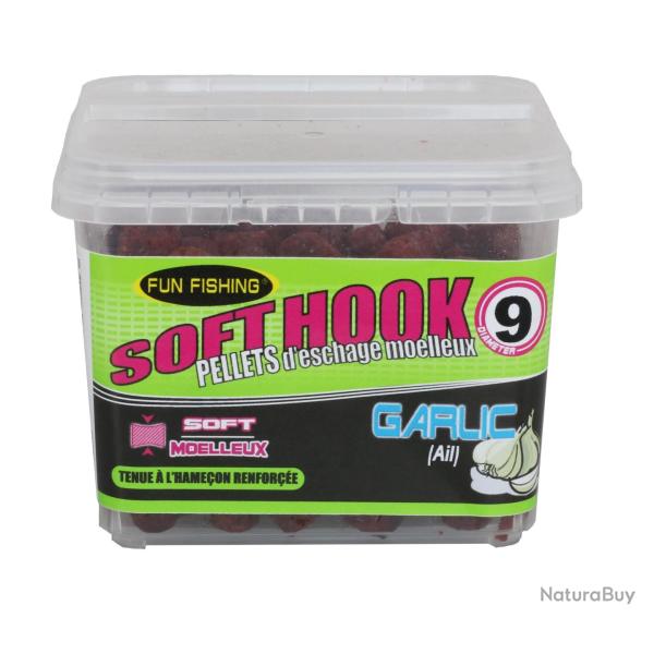FUN FISHING PELLETS D'ESCHAGE MOELLEUX GARLIC 110GR FUN FISHING 9mm