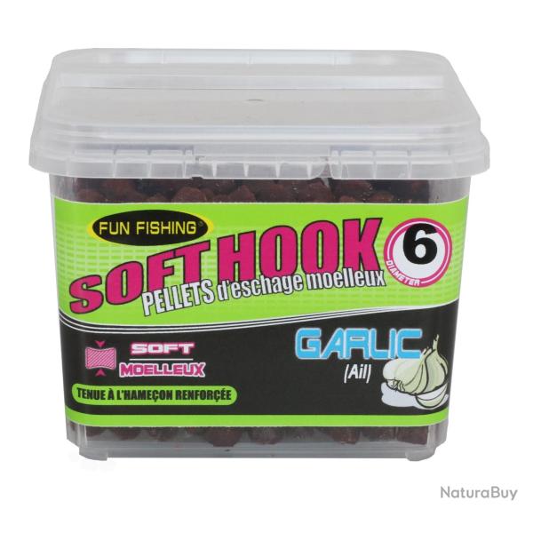 FUN FISHING PELLETS D'ESCHAGE MOELLEUX GARLIC 110GR FUN FISHING 6mm