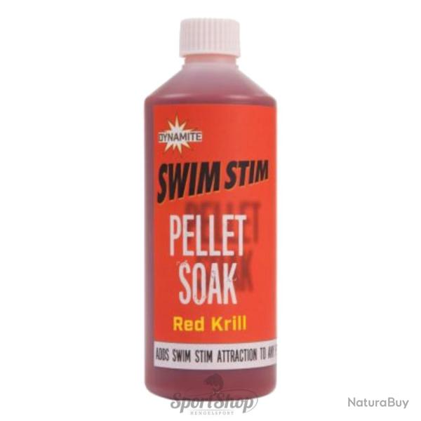 DYNAMITE SWIM STIM PELLET SOAK RED KRILL LIQUID 500ML DYNAMITE