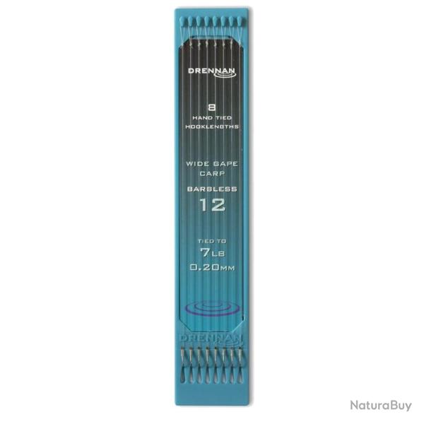 DRENNAN PLAQUE BAS DE LIGNE 6"/15CM WIDE GAPE CARP 0,20mm 12 6''15cm