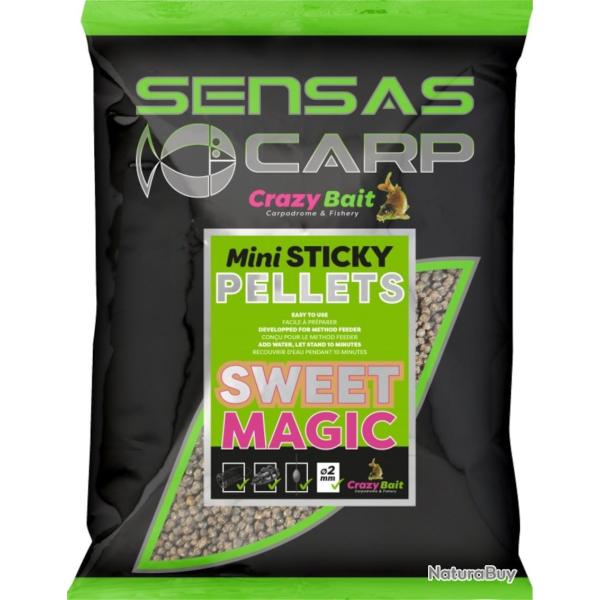 SENSAS MINI STICKY PELLETS SWEET MAGIC