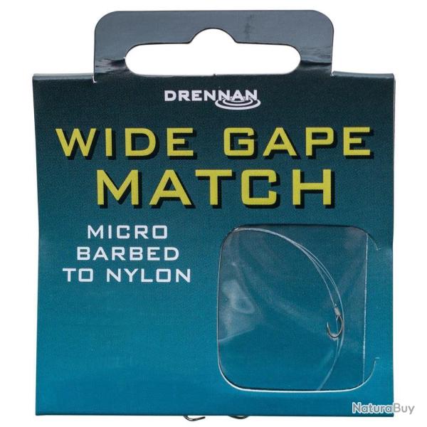 DRENNAN BAS DE LIGNE MONT�E WIDE GAPE MATCH BARBED DRENNAN 16