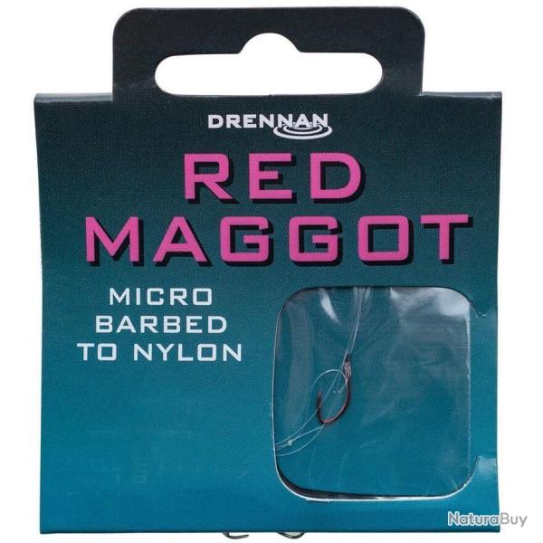 DRENNAN BAS DE LIGNE MONT�E RED MAGGOT BARBED DRENNAN 16