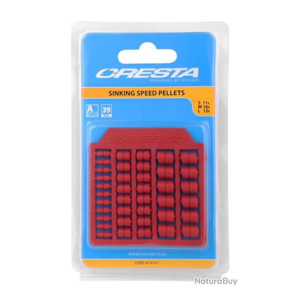 CRESTA SINKING SPEED PELLETS RED