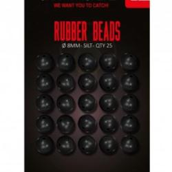CARP WHISPERER - RUBBER BEAD 8MM Silt