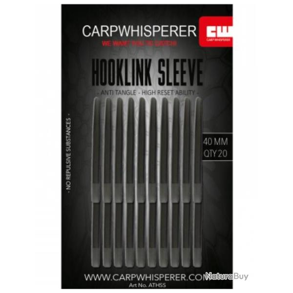 CARP WHISPERER - ANTI TANGLE HOOKLINK SLEEVES Silt