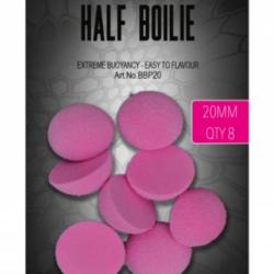 CARP WHISPERER - DEMI BOILIE FLOTTANTE ROSE Roze 20mm