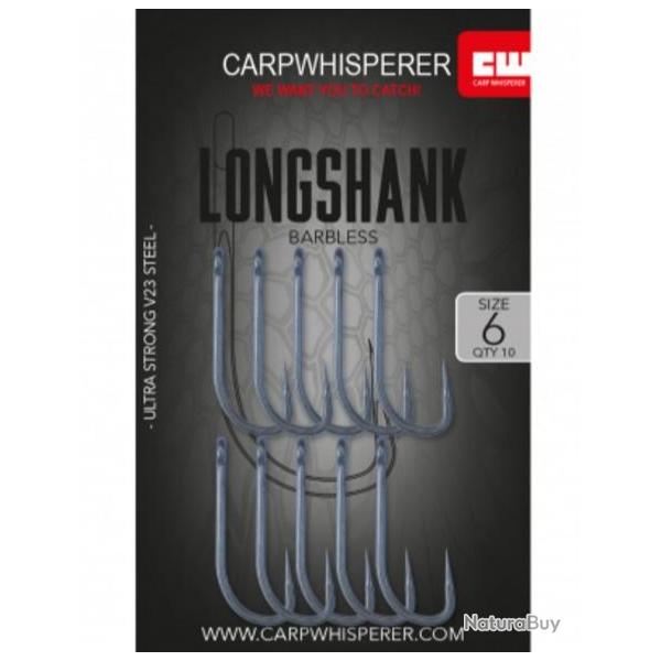 CARP WHISPERER HAME�ON LONGSHANK 4 Barbless