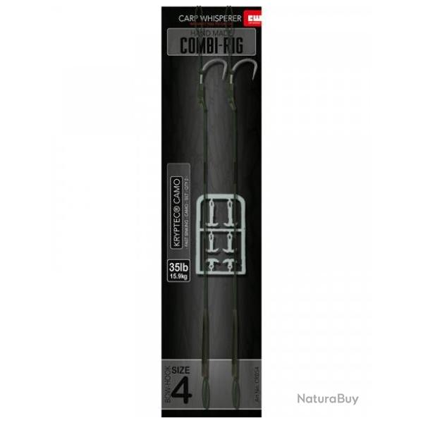 CARP WHISPERER BAS DE LIGNE COMBI RIG CARP WHISPERER 6 Silt