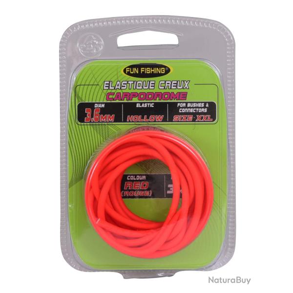 FUN FISHING �LASTIQUES FLUO CREUX FUN FISHING 3,60mm 3m