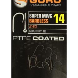 GURU HAMECON SUPER MWG HOOK BARBLESS/EYED 10
