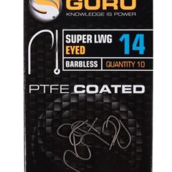 GURU HAMECON SUPER LWG HOOK BARBLESS/EYED 14