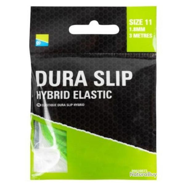 PRESTON �LASTIQUE DURA SLIP HYBRIDE ELASTIC 3M PRESTON Vert 1,80mm