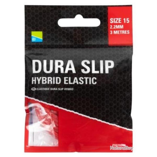 PRESTON �LASTIQUE DURA SLIP HYBRIDE ELASTIC 3M PRESTON Rouge 2,20mm