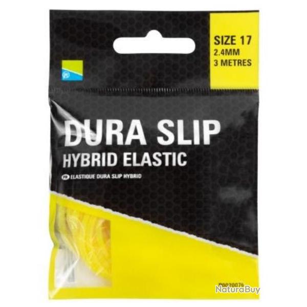 PRESTON �LASTIQUE DURA SLIP HYBRIDE ELASTIC 3M PRESTON 2,40mm Jaune