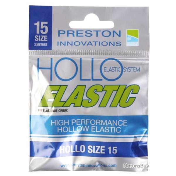 PRESTON ELASTIQUE HOLLO ELASTIC 3M 2,20mm 3m No 15