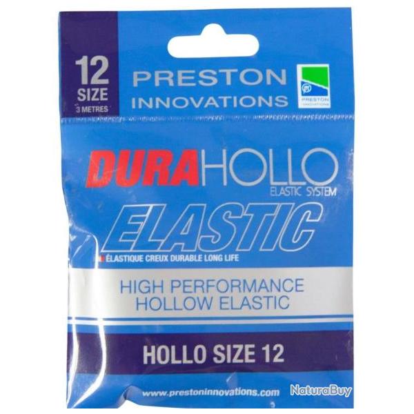 PRESTON ELASTIQUE DURA HOLLO ELASTIC 3M PRESTON 2,10mm 3m No 12