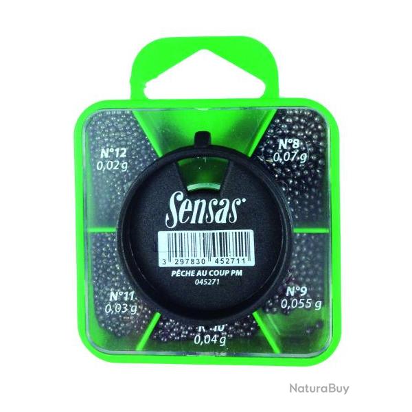 SENSAS BOITE PLOMBS PECHE AU COUP (GM) SENSAS
