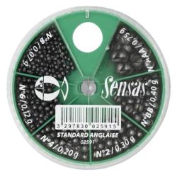 SENSAS PLOMBS BOITE STANDARD ANGLAISE SENSAS
