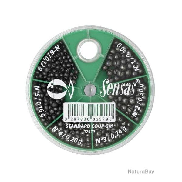 SENSAS PLOMBS BOITE STANDARD COUP GM SENSAS