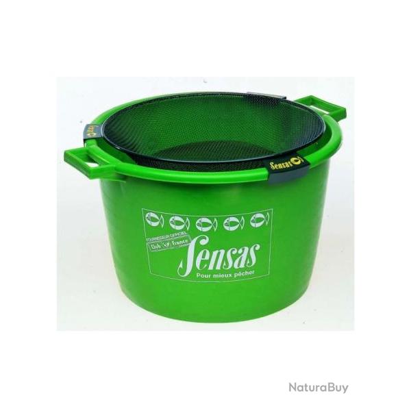 SENSAS BASSINE 40L VERTE SENSAS