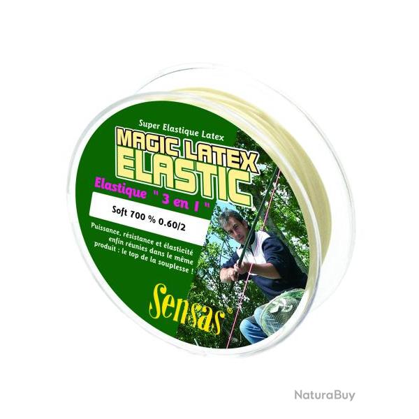 SENSAS �LASTIQUE MAGIC LATEX ELASTIC SOFT 700% SENSAS 0,70mm