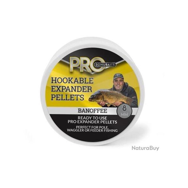 SONUBAITS PELLETS D'ESCHAGES PRO EXPANDER BANOFFEE 100GR SONUBAITS 8mm