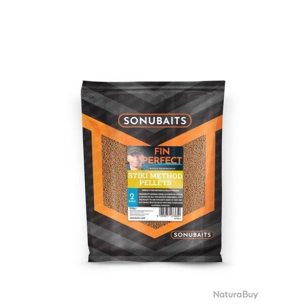 SONUBAITS PELLETS FIN PERFECT STIKI METHOD PELLETS 650GR 2mm
