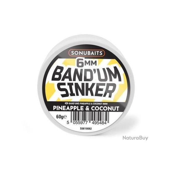 SONUBAITS BAND'UM SINKERS PINEAPPLE & COCONUT 60GR 6mm
