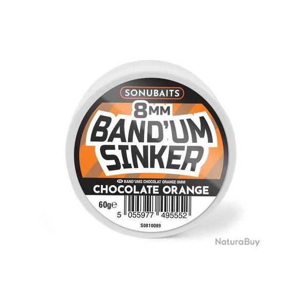 SONUBAITS BAND'UM SINKERS CHOCOLATE ORANGE 60GR SONUBAITS 8mm