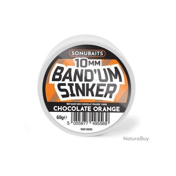 SONUBAITS BAND'UM SINKERS CHOCOLATE ORANGE 60GR SONUBAITS 10mm