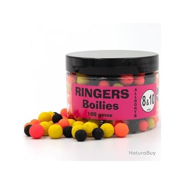 RINGERS BOILIES ALLSORTS 8 & 10MM 100GR