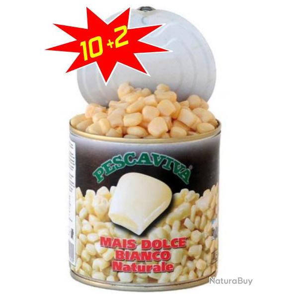 PESCAVIVA GRAINES MAS BLANC 340GR 10+2 GRATUITS PESCAVIVA