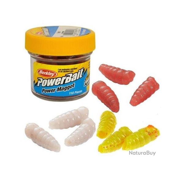 BERKLEY POWERBAIT MICRO POWER MAGGOT RED / ROUGE BERKLEY Rouge